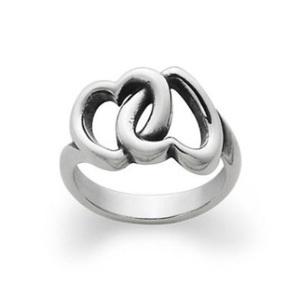 James Avery Jewelry - James Avery Linked Hearts Ring 7.5